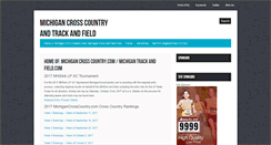 Desktop Screenshot of michigancrosscountry.com