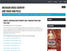 Tablet Screenshot of michigancrosscountry.com
